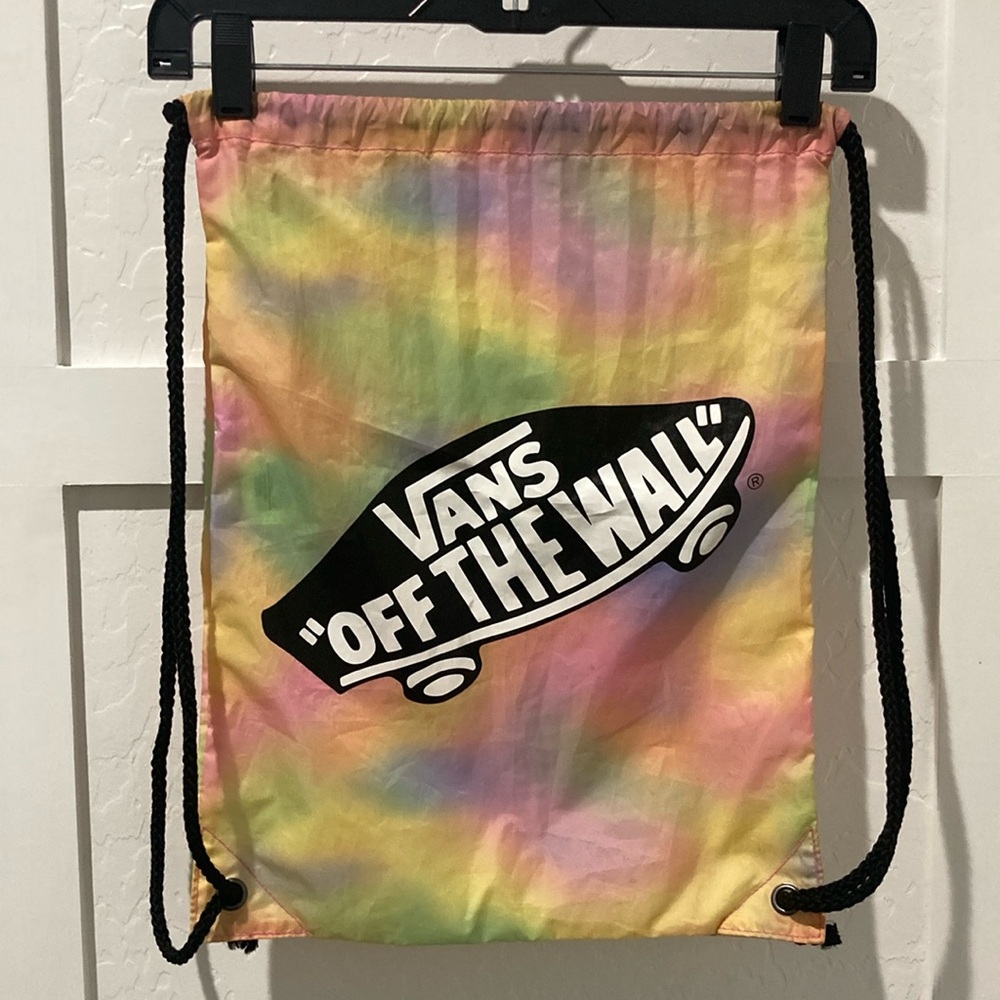 Vans tie-dye drawstring bag